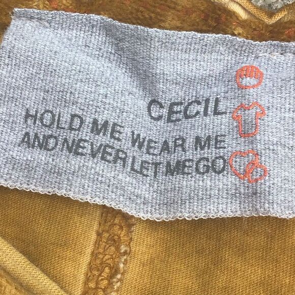 CECIL Peasant Bohemian Embroidered Yellow Long Sleeve Tunic - Picture 4 of 10